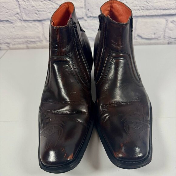 Robert Wayne Disturb Western Style Men's Boots Size 13 - Picture 11 of 16